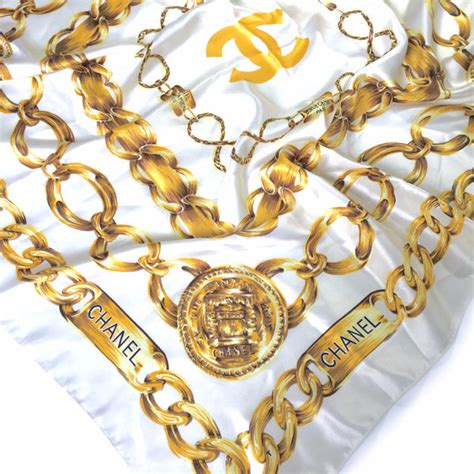 vintage chanel scarf value|More.